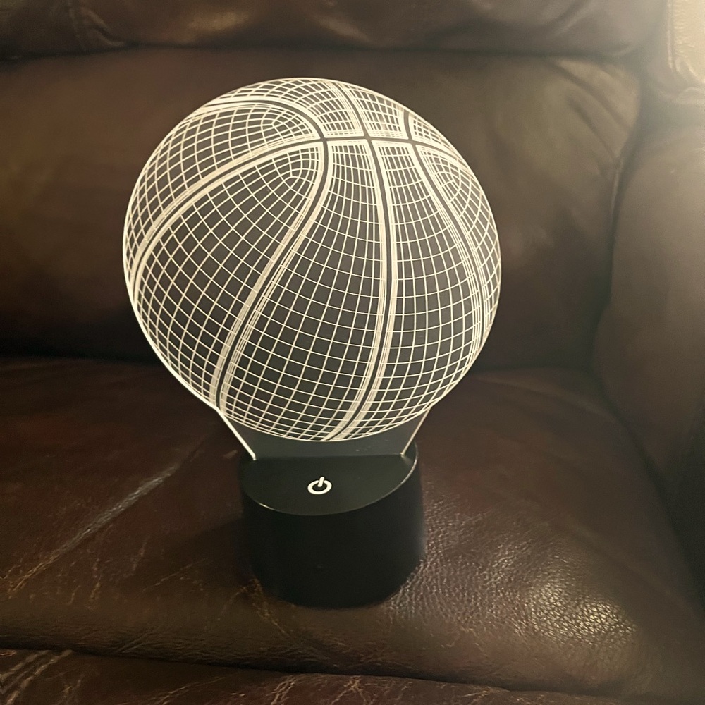 Color changing basketball lamp